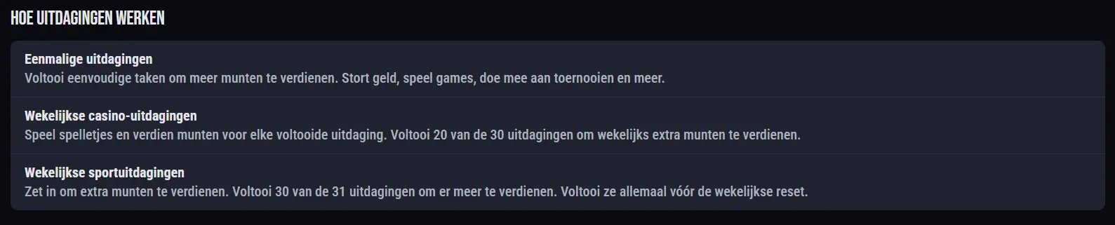 slim king casino uitdagingen